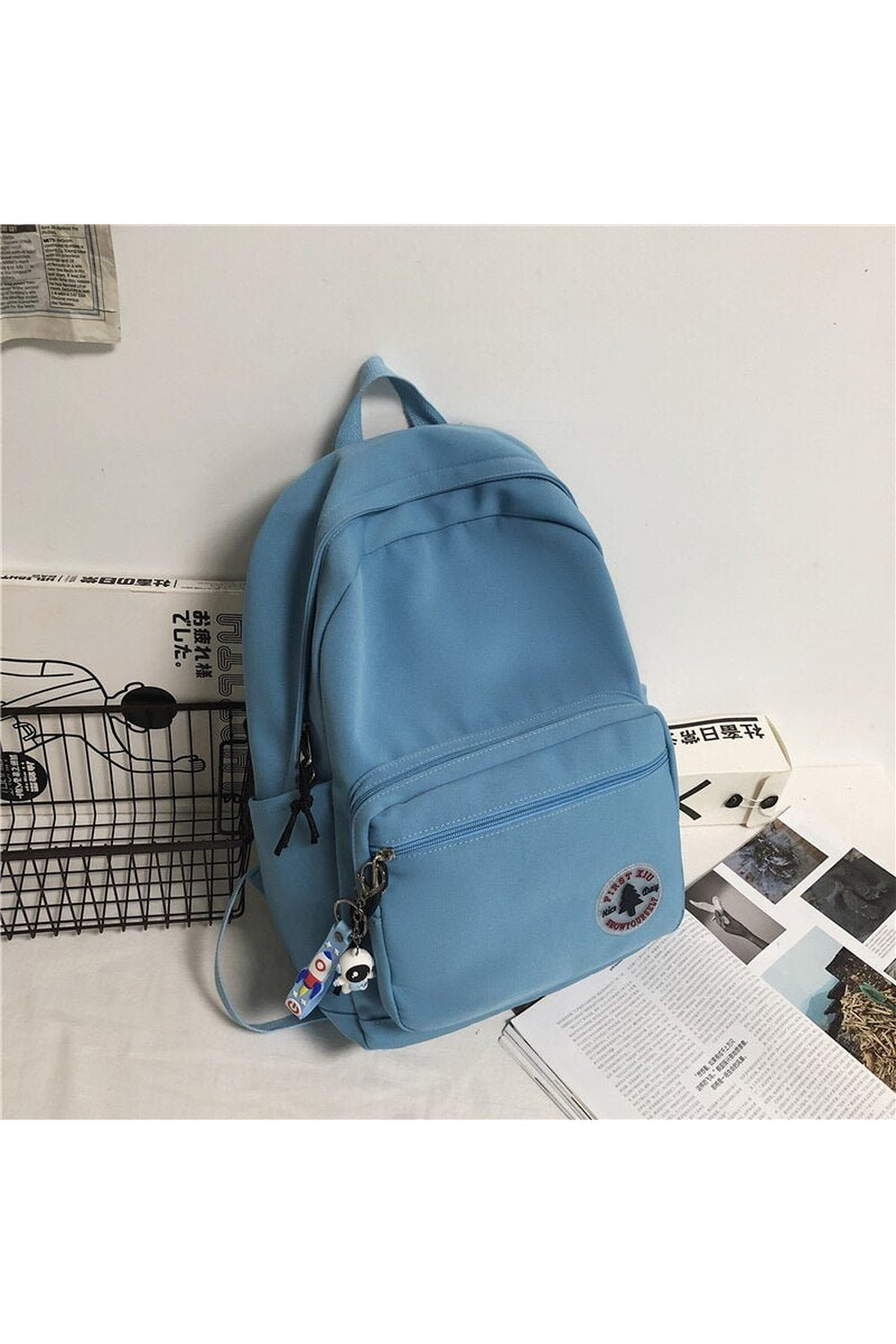 Casual Nylon College Backpack