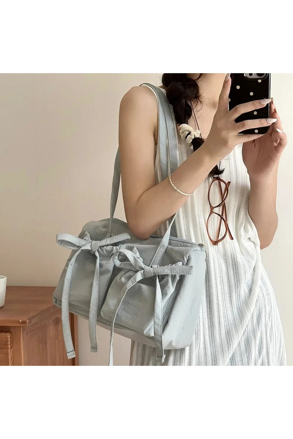 Casual Nylon Shoulder Bag