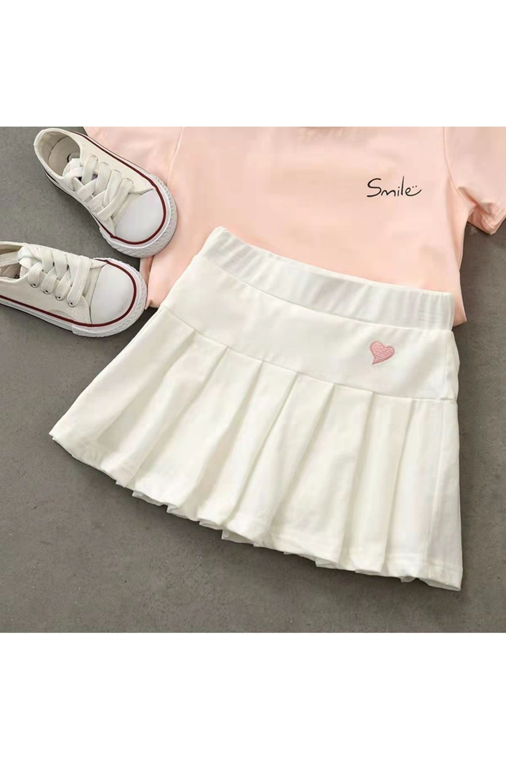 Casual Pleated Mini Skirt