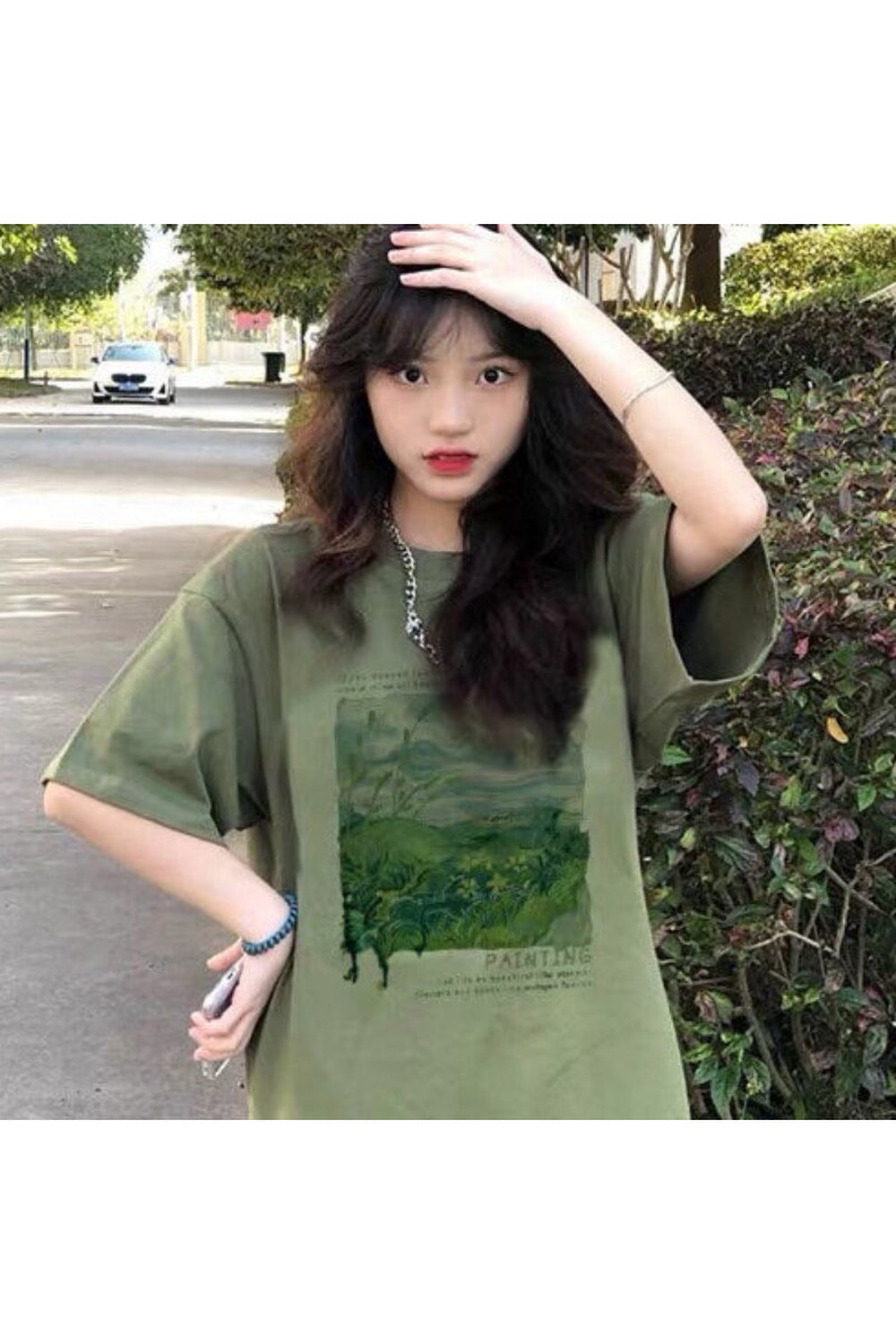 Casual Print Summer T-shirt