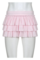 Casual Sweet Bow A-Line Mini Skirt