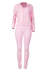 Casual Thick Fleece 3 Piece Set Tracksuit