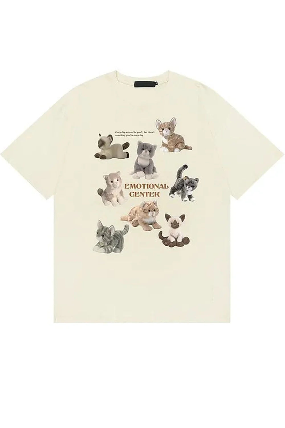 Cat Save World Cartoon T-shirt