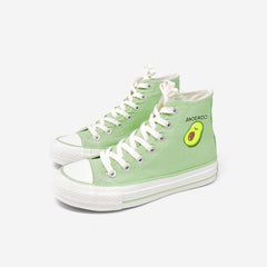 Jfashion Avocado Canvas Shoes