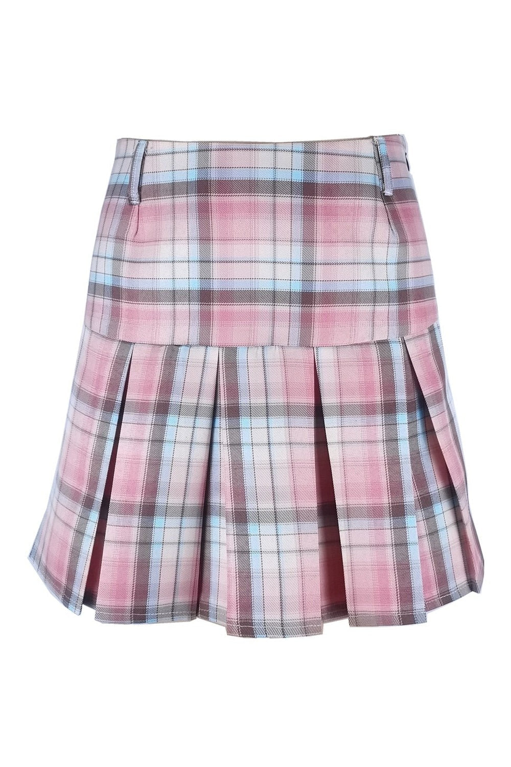 Checkerboard Pastel Mini Skirt