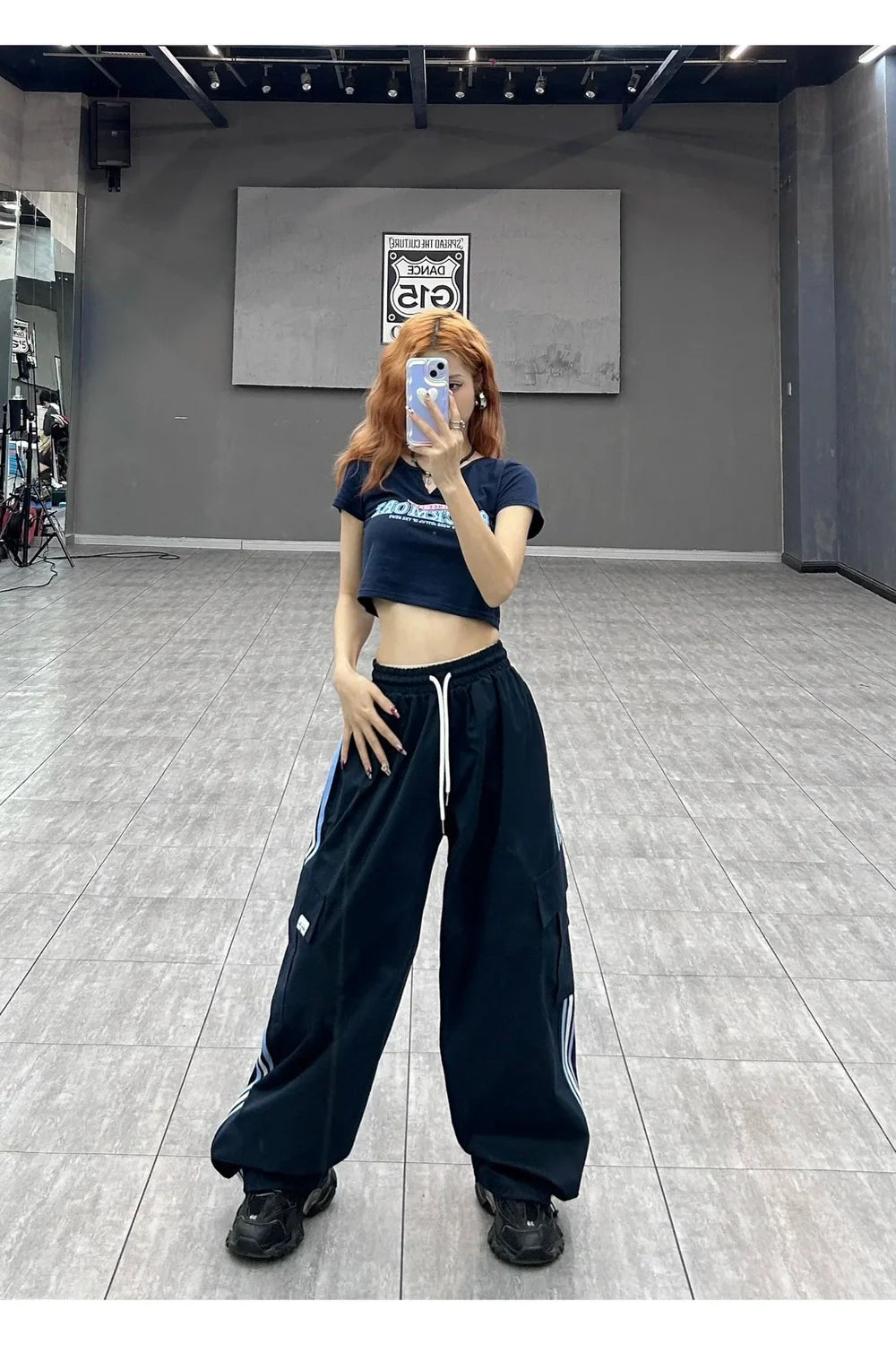 Chic Wide Leg Y2K Pants