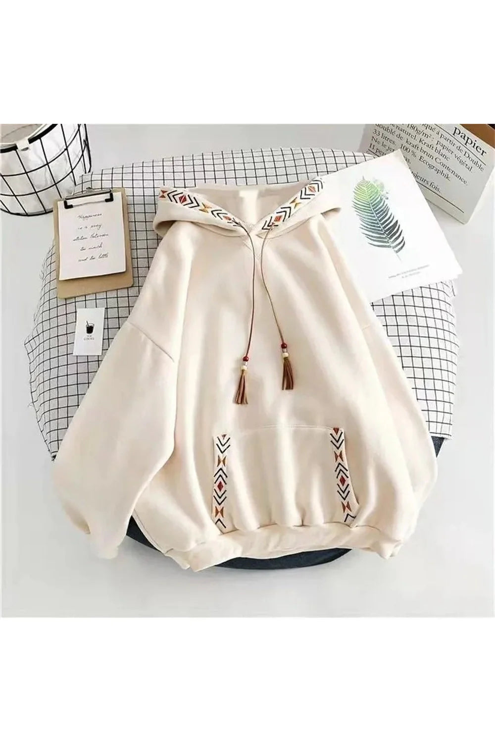 Fall Chinese Style Oversized Hoodie