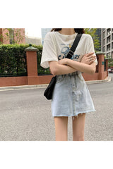 Classic Denim Mini Skirt