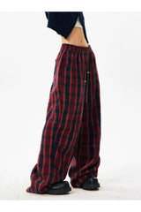 Classic Plaid Baggy Lounge Pants