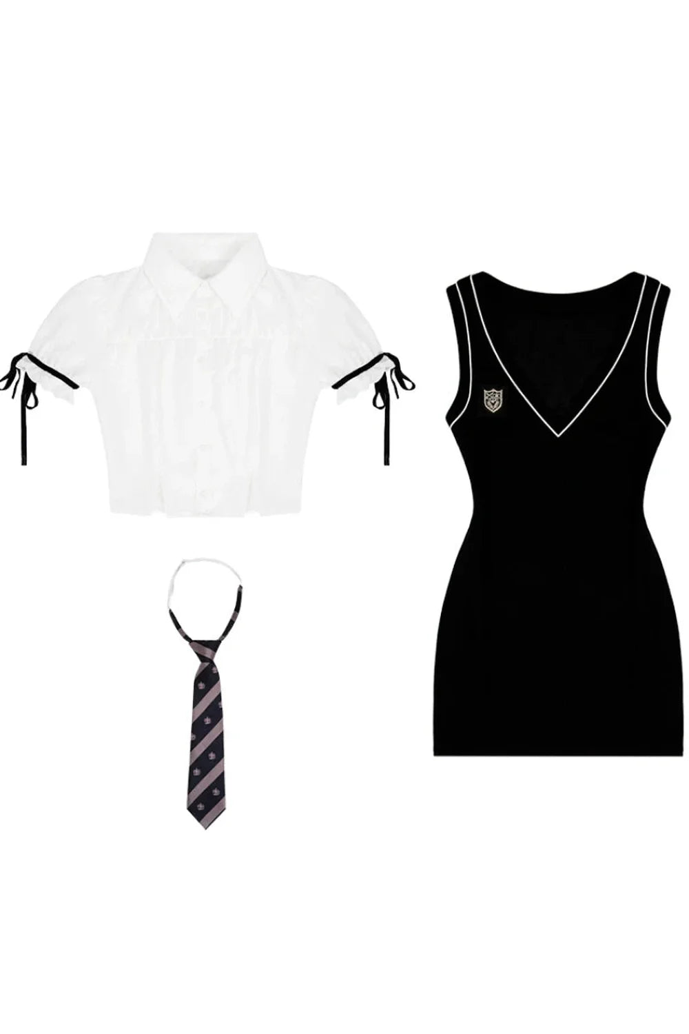 Klassisches Schulmädchen-Outfit