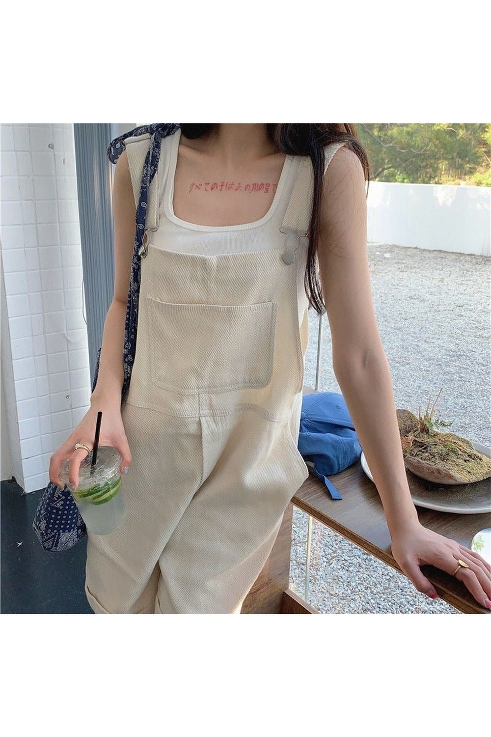 Clean Girl Aesthetic Simple Jumpsuit