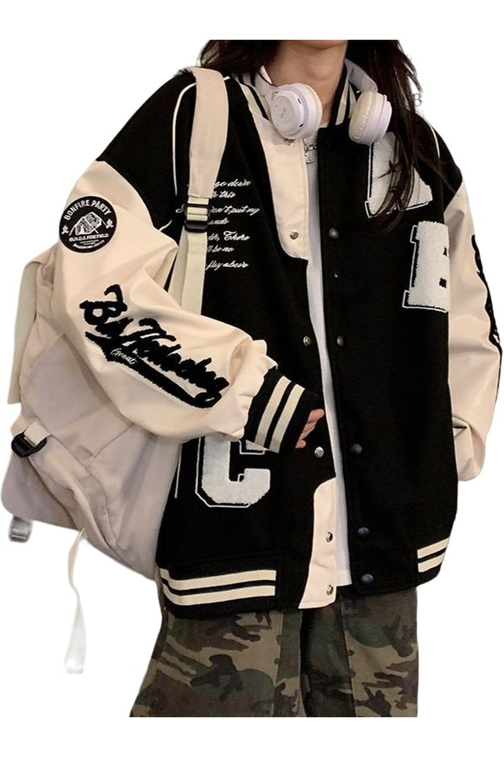 Fall College Uniform Bomber Jacket