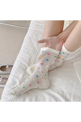 Colorful Dots Crew Socks