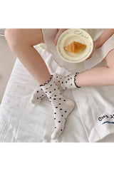 Colorful Dots Crew Socks