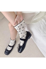 Colorful Dots Crew Socks