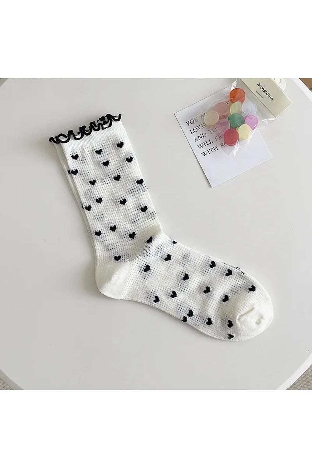 Colorful Dots Crew Socks