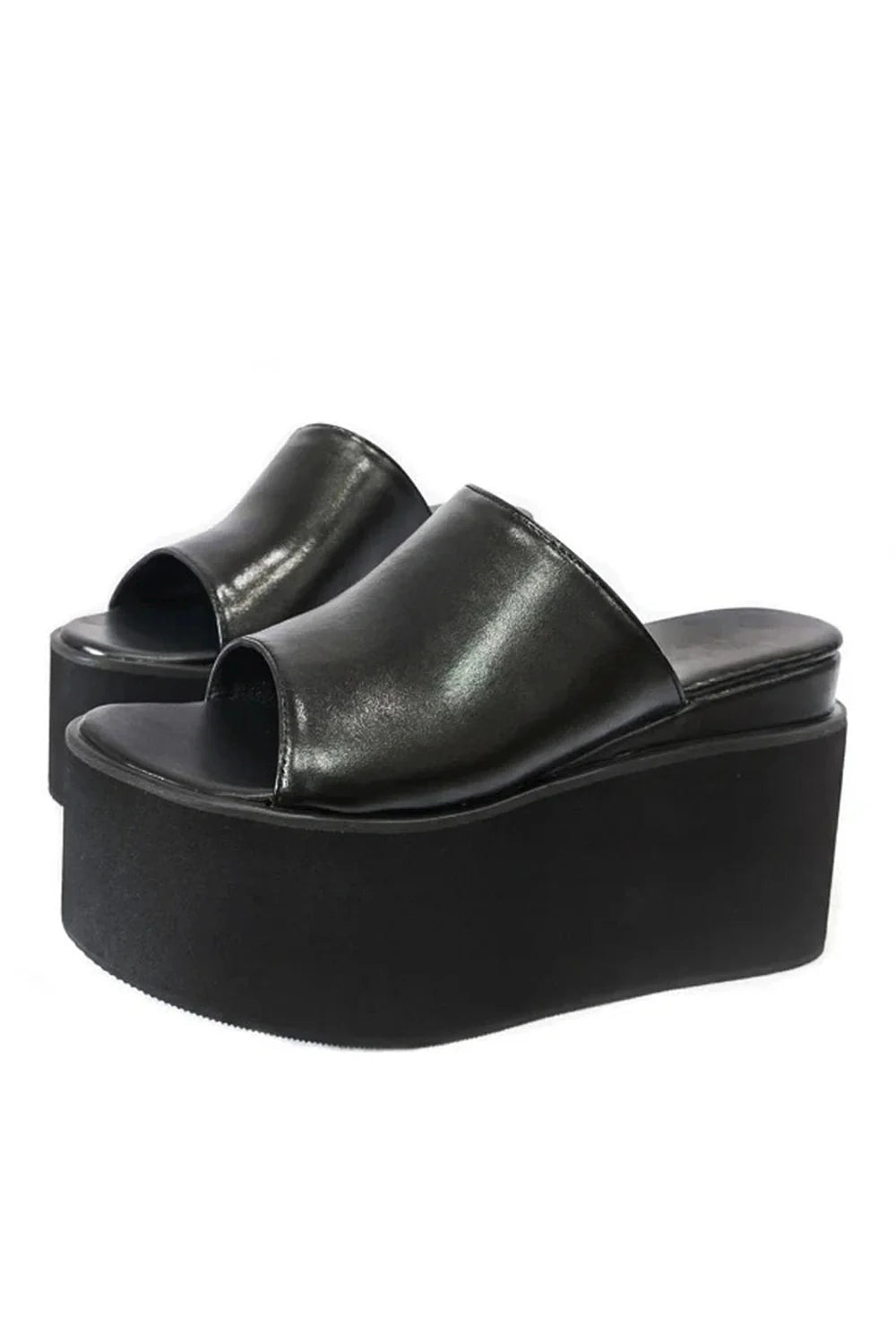 Comfy Wedge Open Slippers