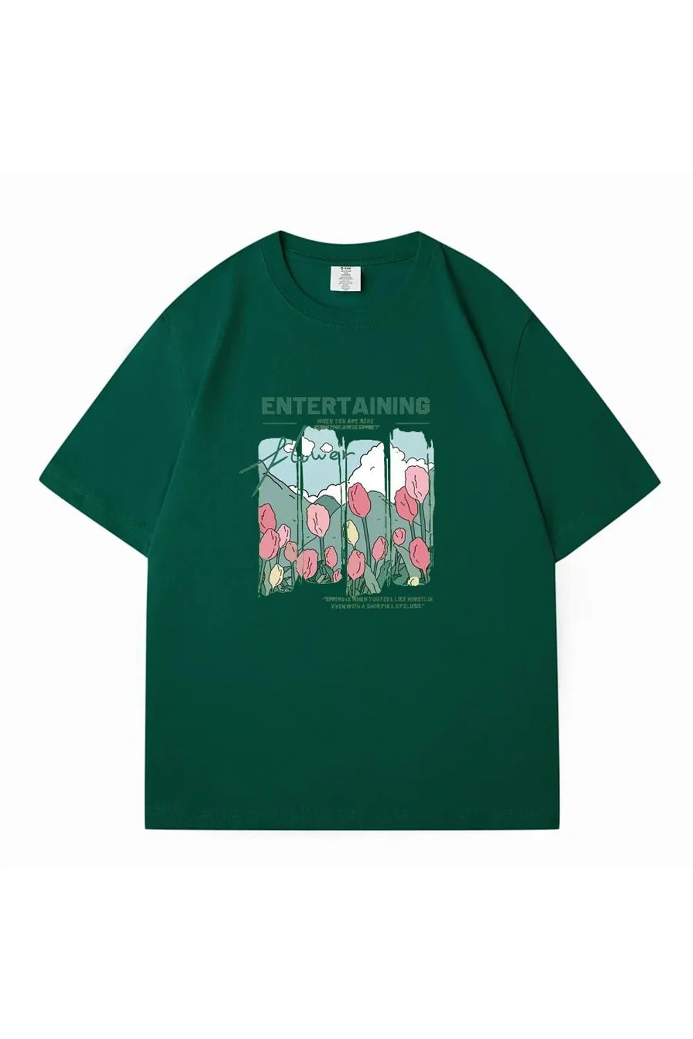 Comics Flowers T-shirt