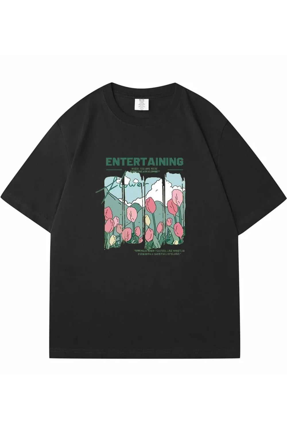 Comics Flowers T-shirt