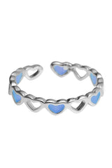 Coquette Aesthetic Heart Star Ring