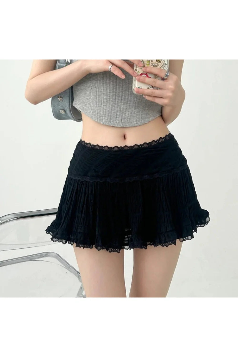 Coquette Lace Mesh Skirt