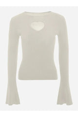 Coquette Ribbed Knit Top