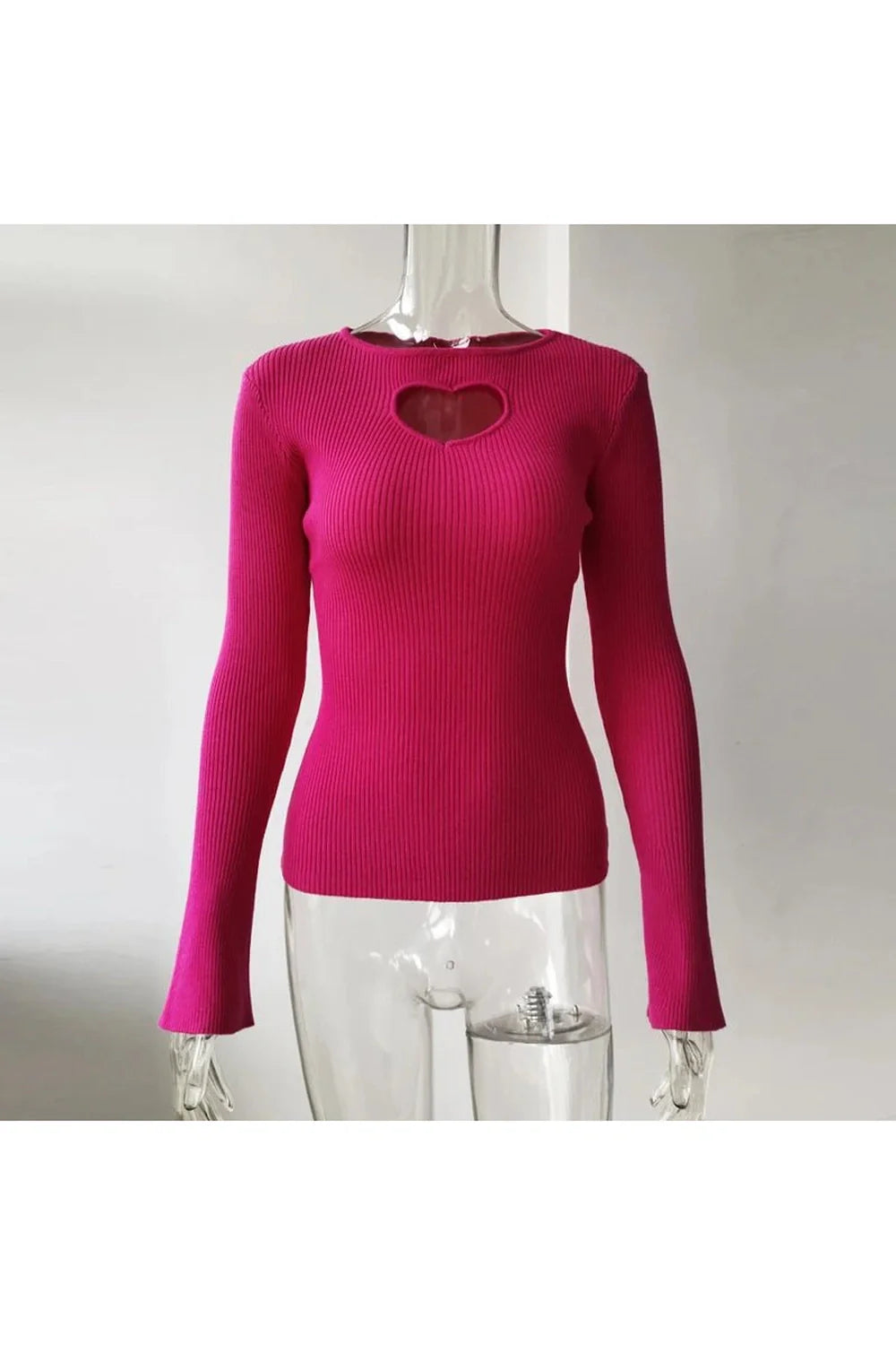 Coquette Ribbed Knit Top