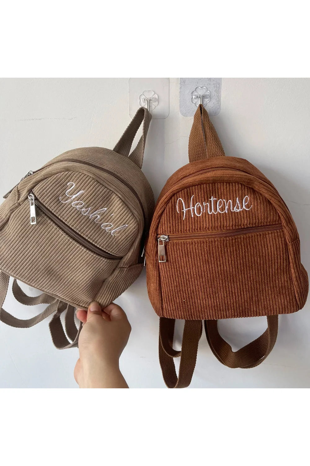 Corduroy Charm Mini Backpack