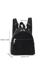 Corduroy Charm Mini Backpack