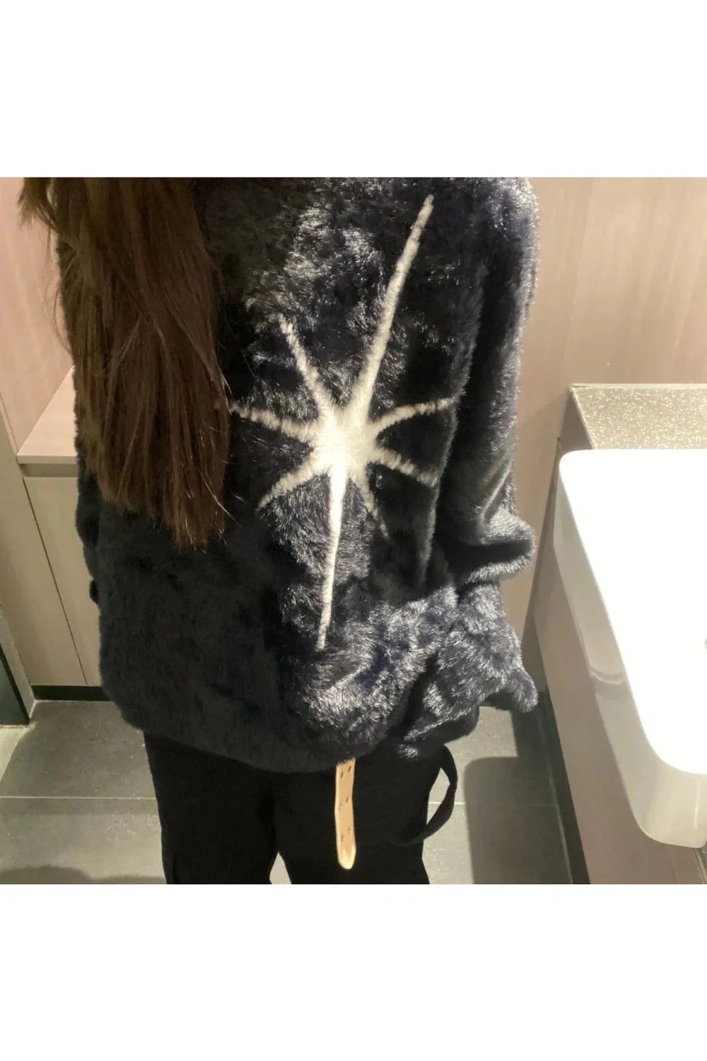 Cosmic Starburst Fuzzy Sweater