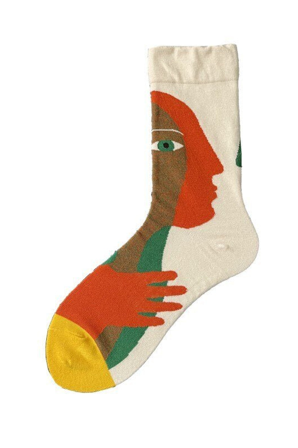 Cotton Abstract Art Socks