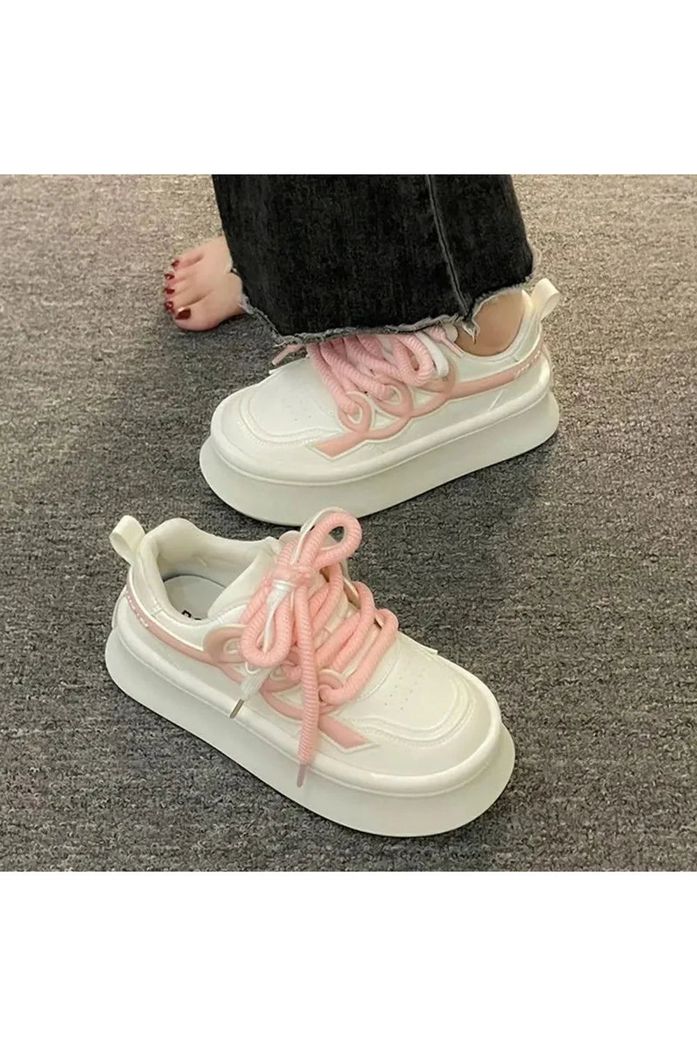 Cotton Candy Chunky Sneakers