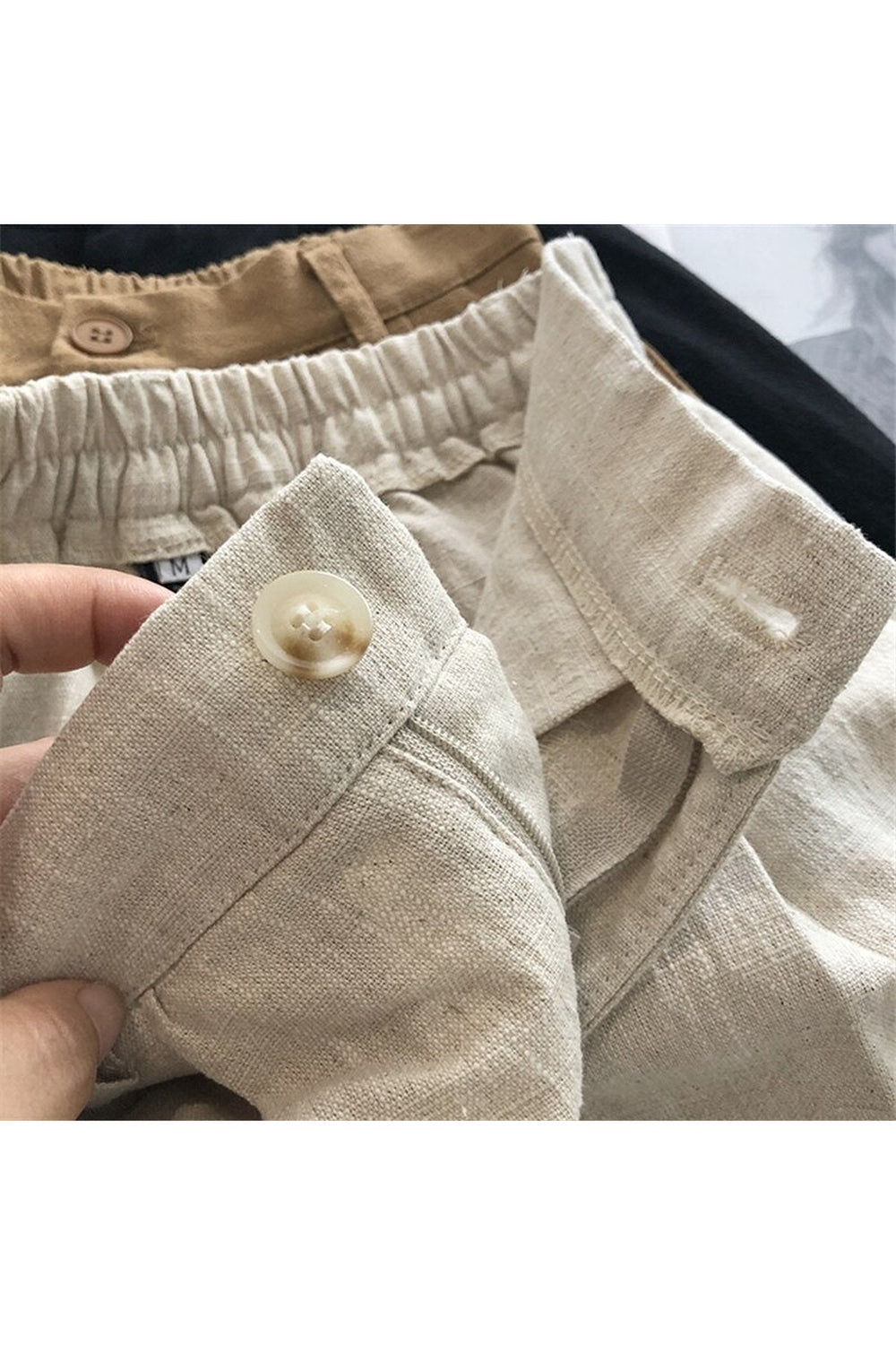 Cotton Linen Retro Shorts