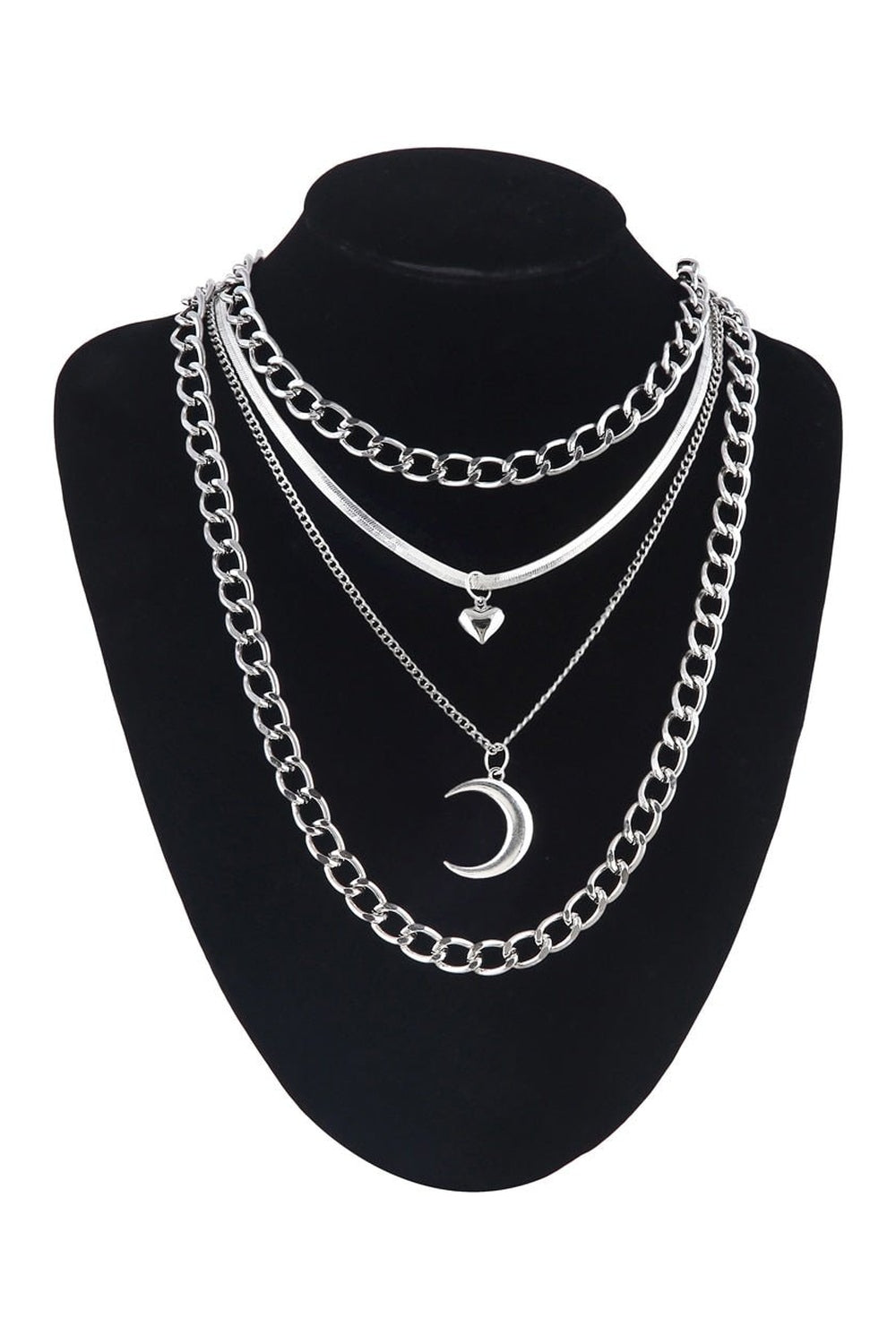 Crescent Gothic Necklace