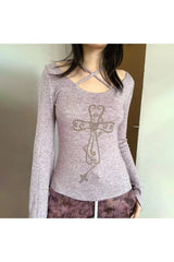 Crisscross Faith Top