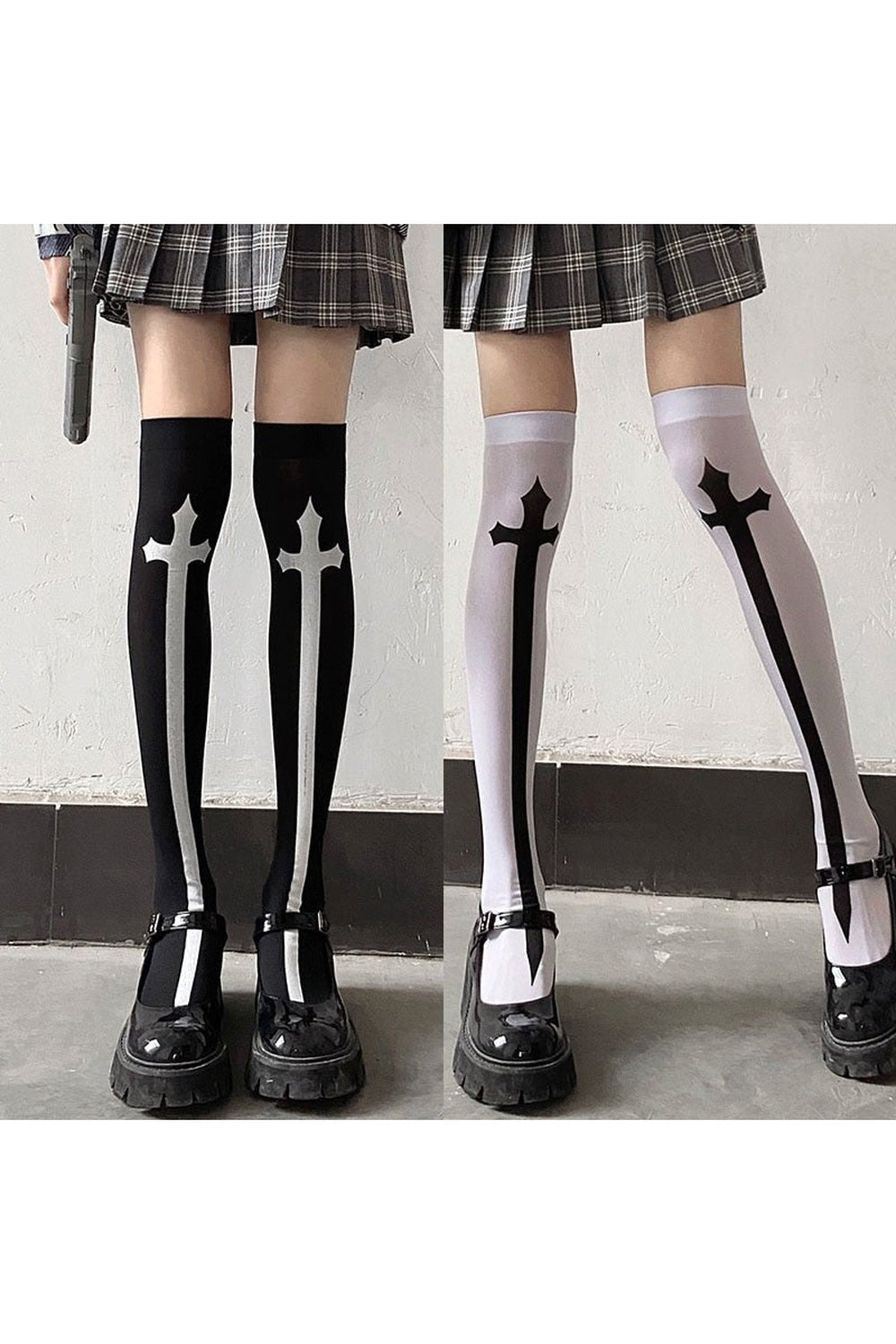 Cross Cosplay Stockings