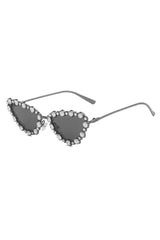 Crystal Cat Eye Sunglasses