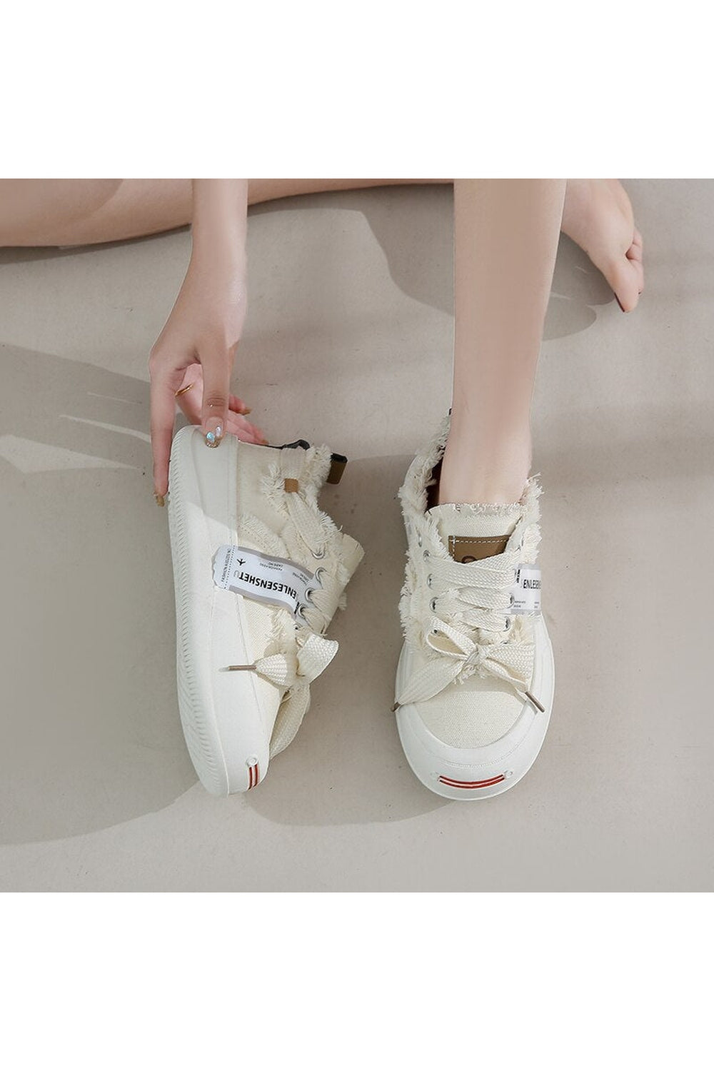 Cut Casual Canvas Shoes