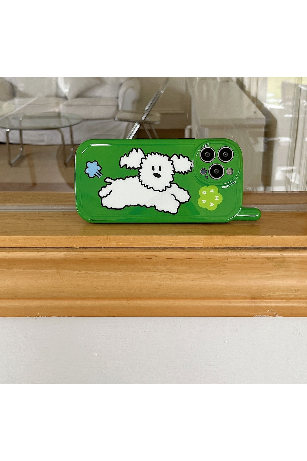 Cute Green Dog Phone Case