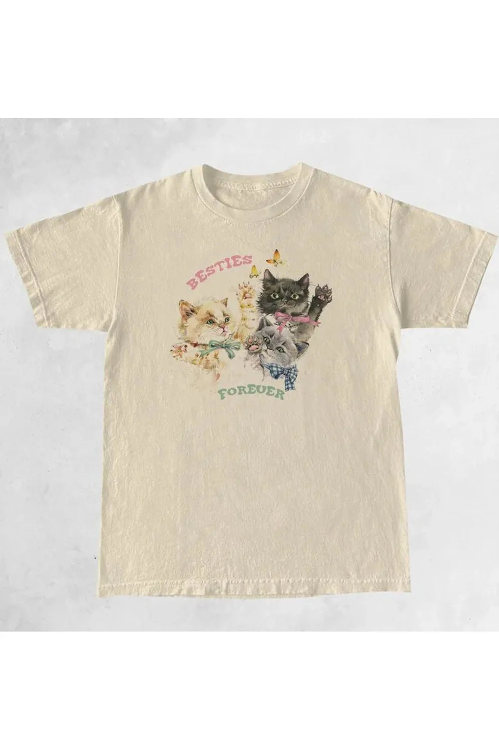 Cute Kittens Oversized Graphic T-Shirt