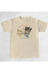 Cute Kittens Oversized Graphic T-Shirt