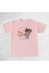 Cute Kittens Oversized Graphic T-Shirt