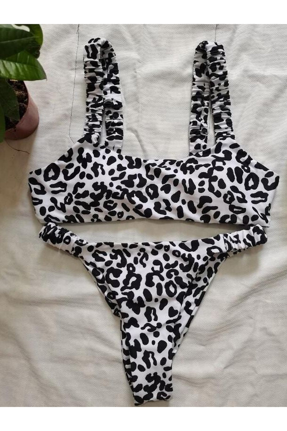 Cute Leopard Aesthetic Swimsuit