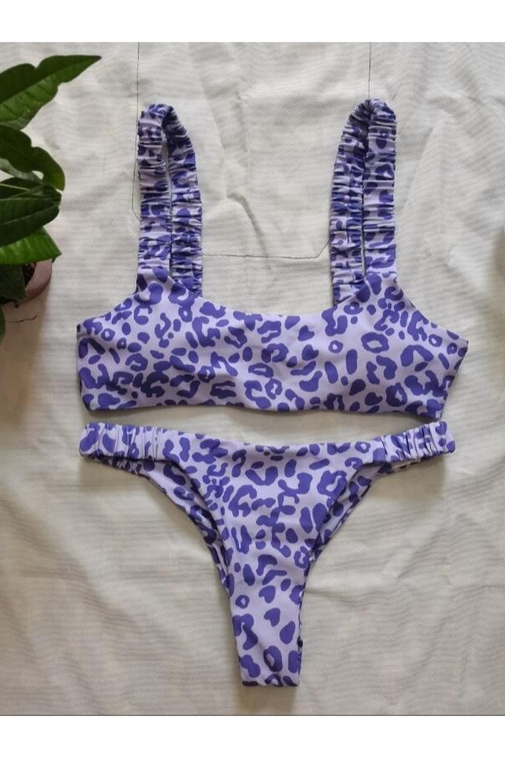 Cute Leopard Aesthetic Swimsuit