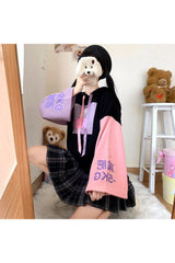 Fall Cute Pastel Colors Cat Hoodie