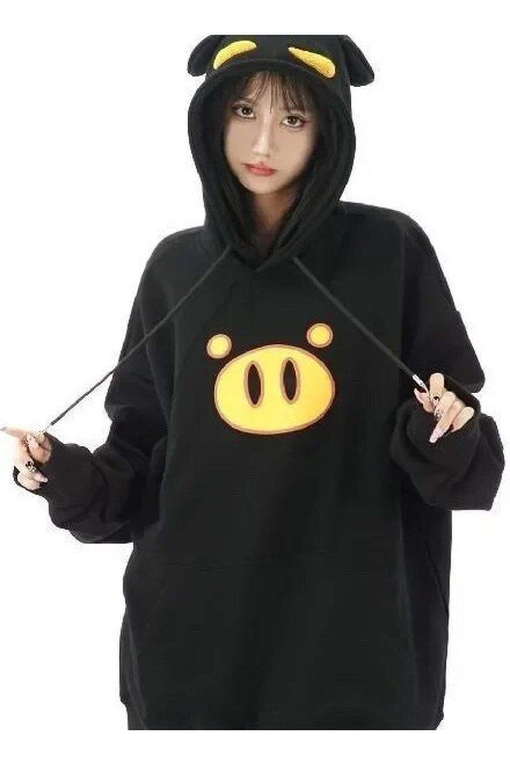 Fall Cute Piggy Couple Hoodie