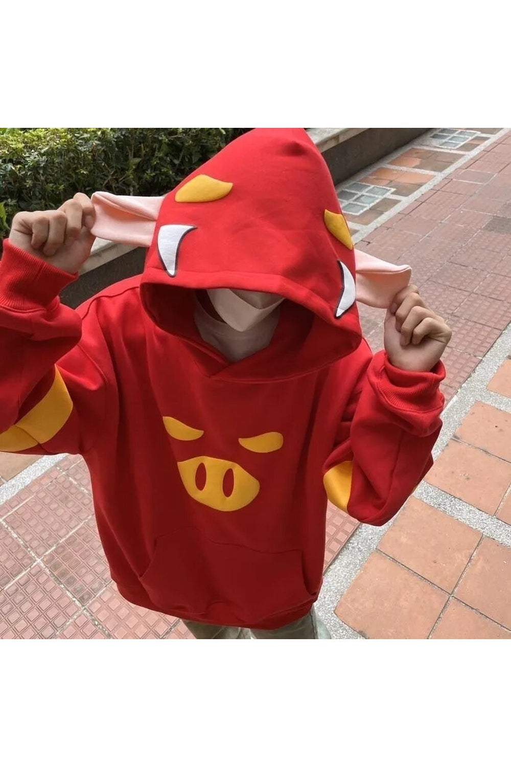 Fall Cute Piggy Couple Hoodie