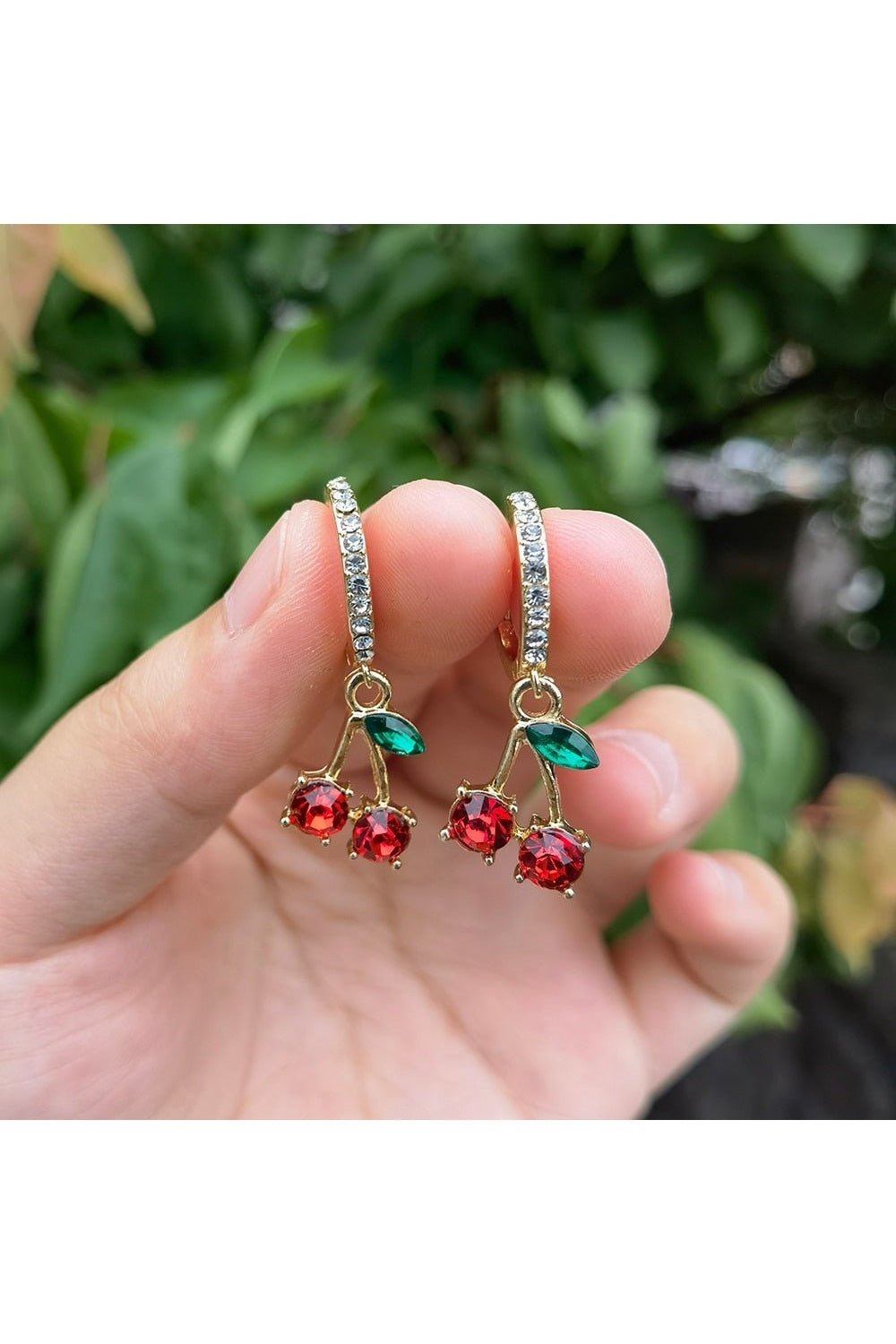 Cute Transparent Resin Bear Earrings