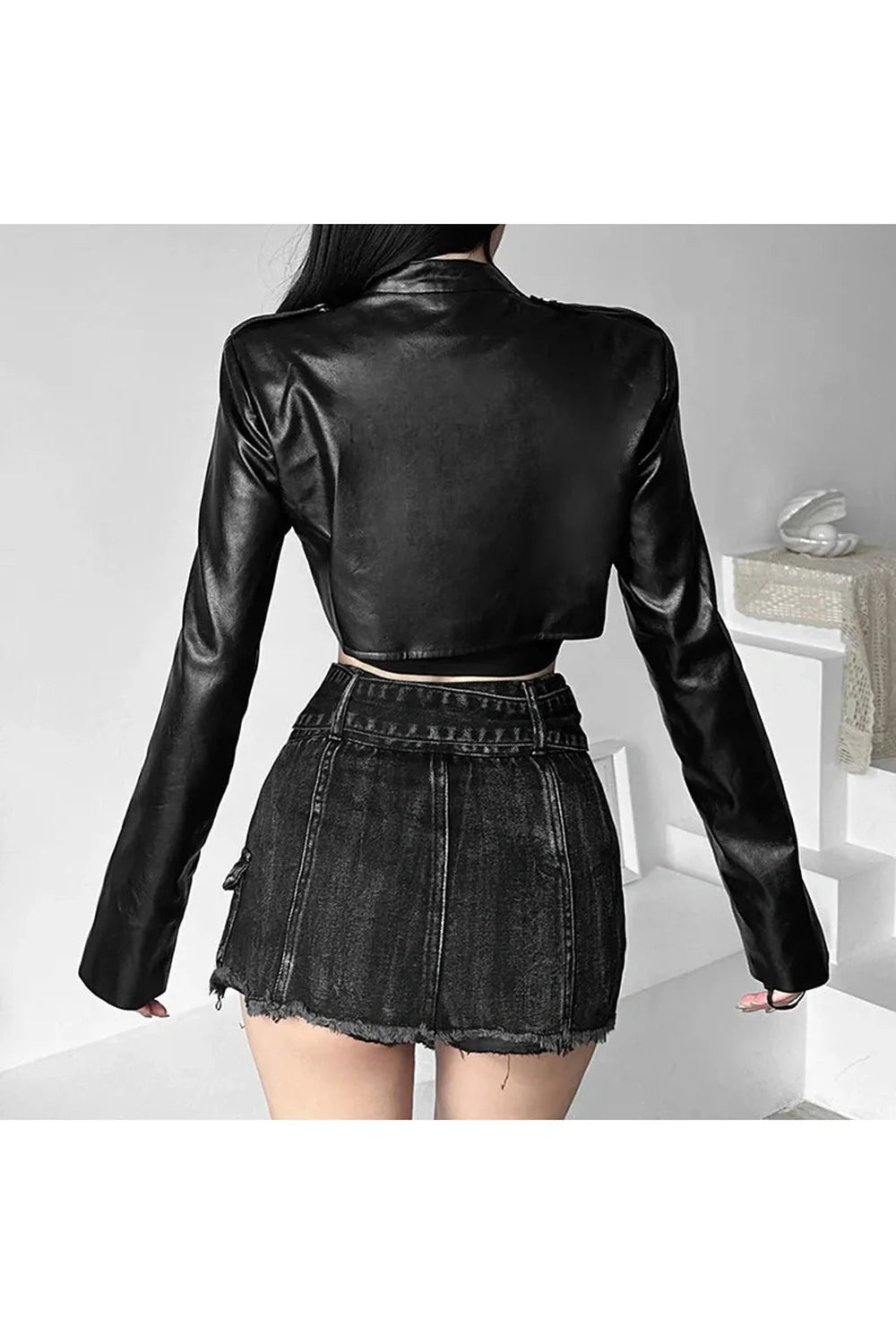 Fall Cyber Gothic Y2K Zipper Jacket