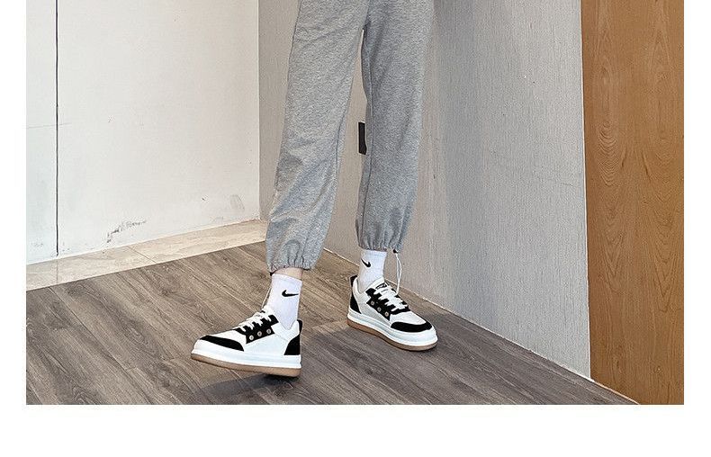 Two-Tone Platform Sneakers YP578